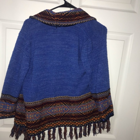 Ruby Rd Poncho Sweater S PXL - Picture 2 of 3